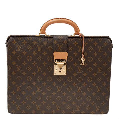 louis vuitton serviette fermoir briefcase fake checker|louis vuitton counterfeit.